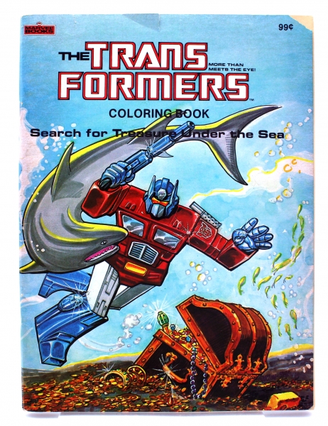 The Transformers Coloring Book (Ausmalbuch): Search for treasure under the sea